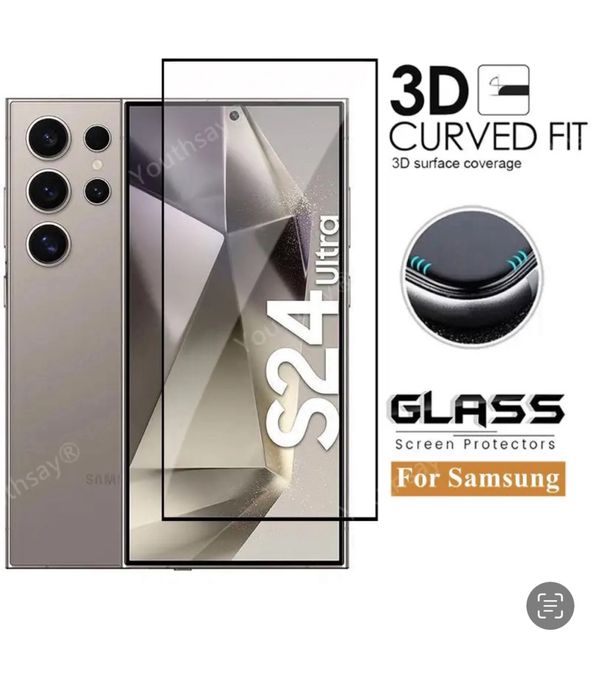 Samsung S23/S24/S25/PLUS/ULTRA/EDGE Folie Sticla Safe 6D Amprenta Func
