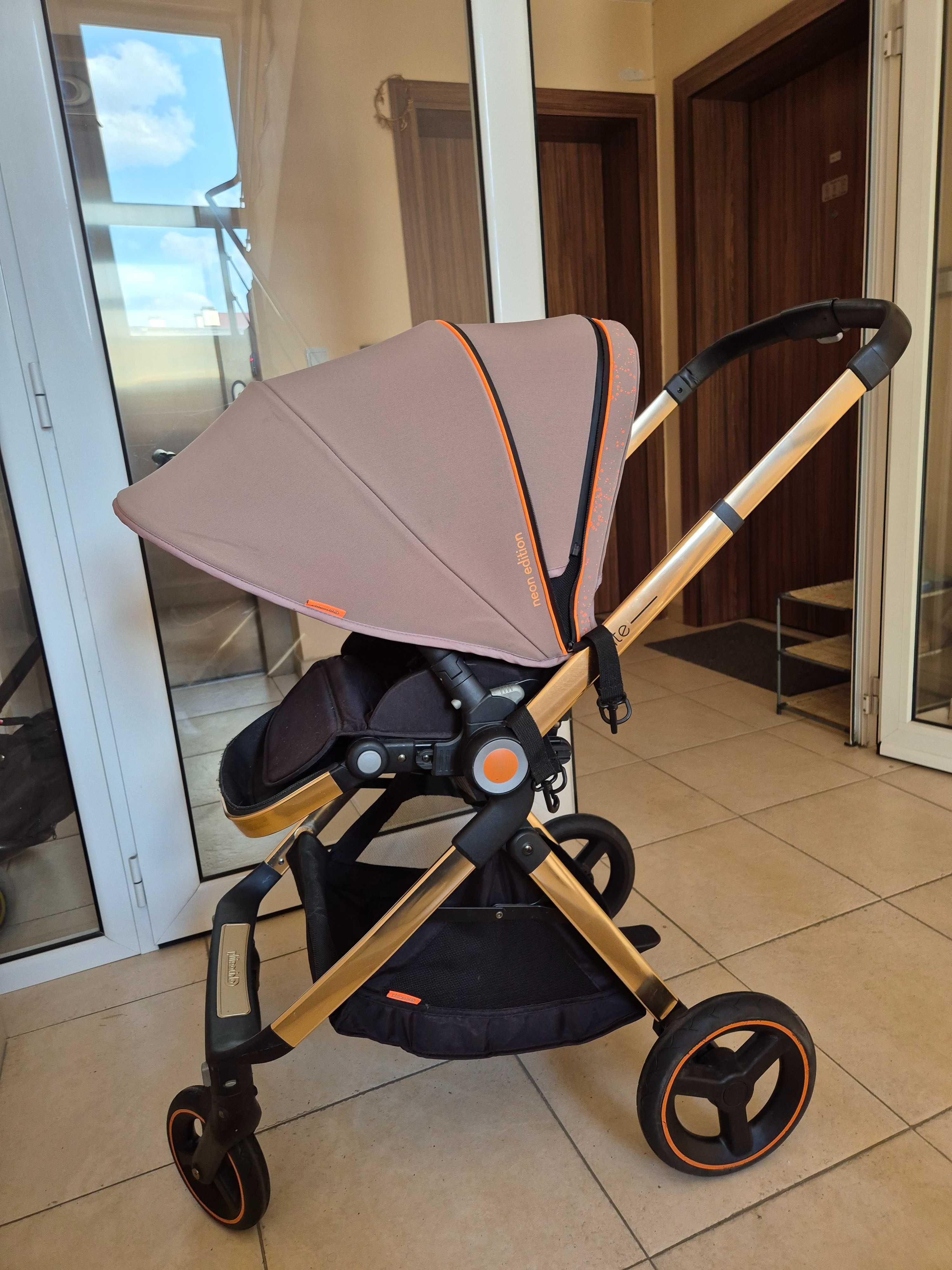 Детска количка Chipolino Elite 3 in 1 Neon edition