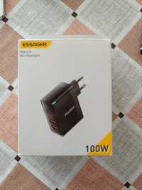 Зарядно Essager 100w, 4 порта GaN