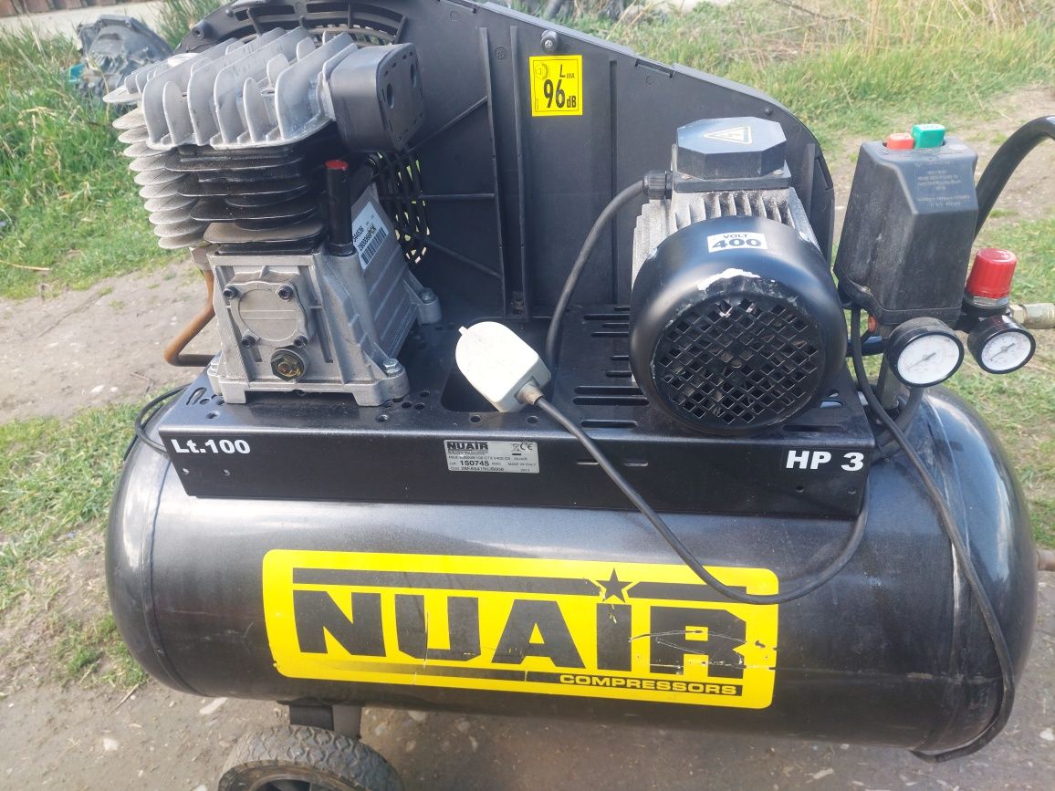 Compresor 100l nuair 380w