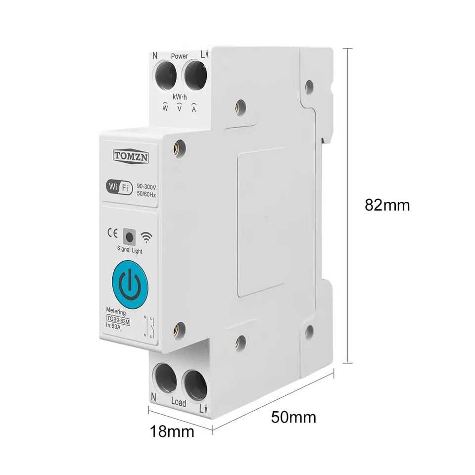 1P+N 63А Wifi умен електромер