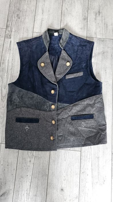 Vesta barbati de piele cu lana mărime m