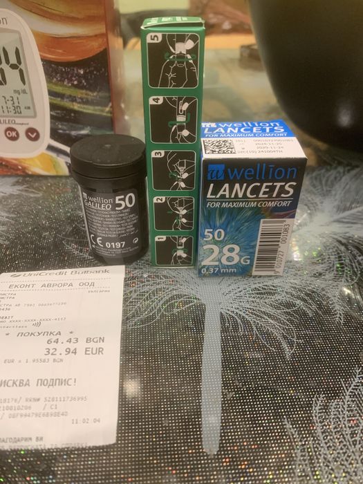 Апарат за кръвна захар Wellion