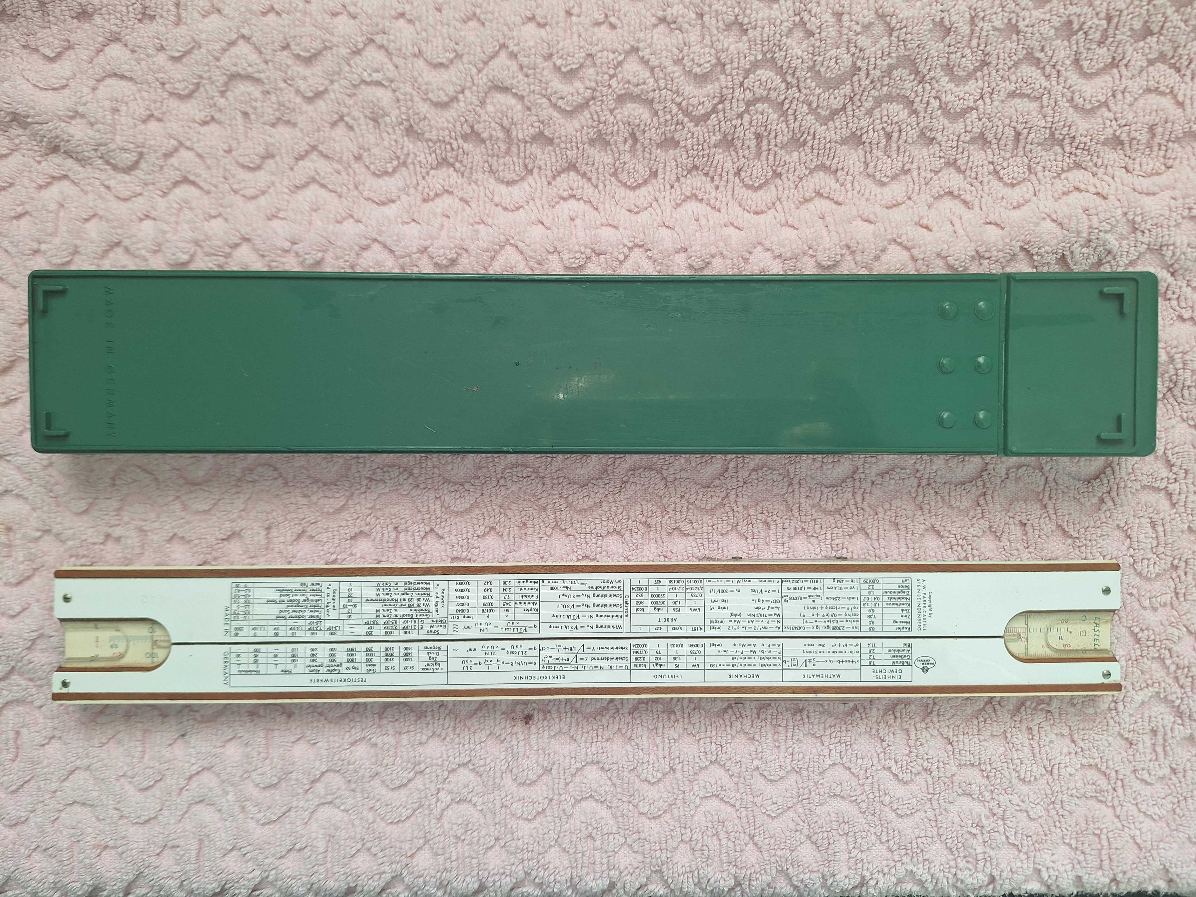 Liniar linie Rigla de calcul A.W. Faber Castell 1/54 Darmstadt