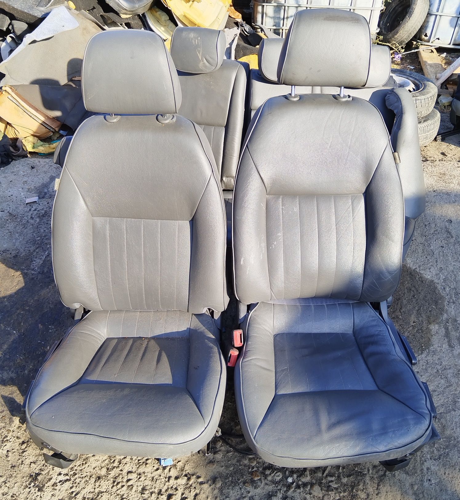 Interior complet PIELE scaune+bancheta Fiat Croma an 2005-2010