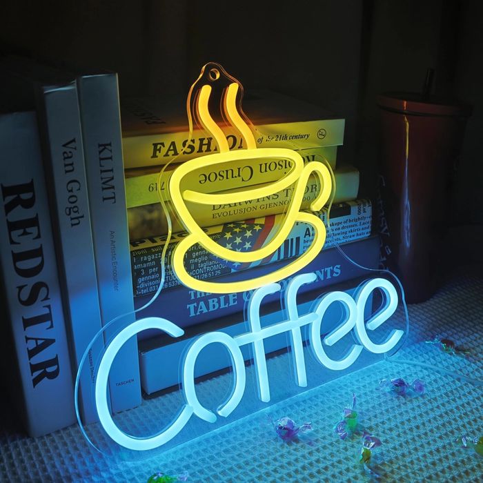 Led неонова табела Coffee