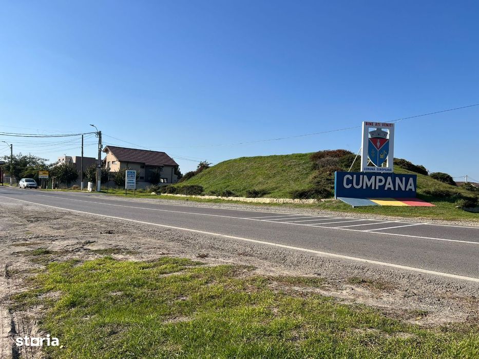 CUMPANA - 1317 mp cota indiviza din 12.650 mp teren intravilan
