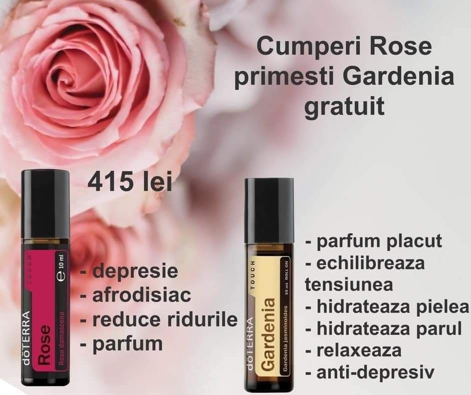 CADOU Gardenia 10 ml la cumpărarea Rose 10 ml