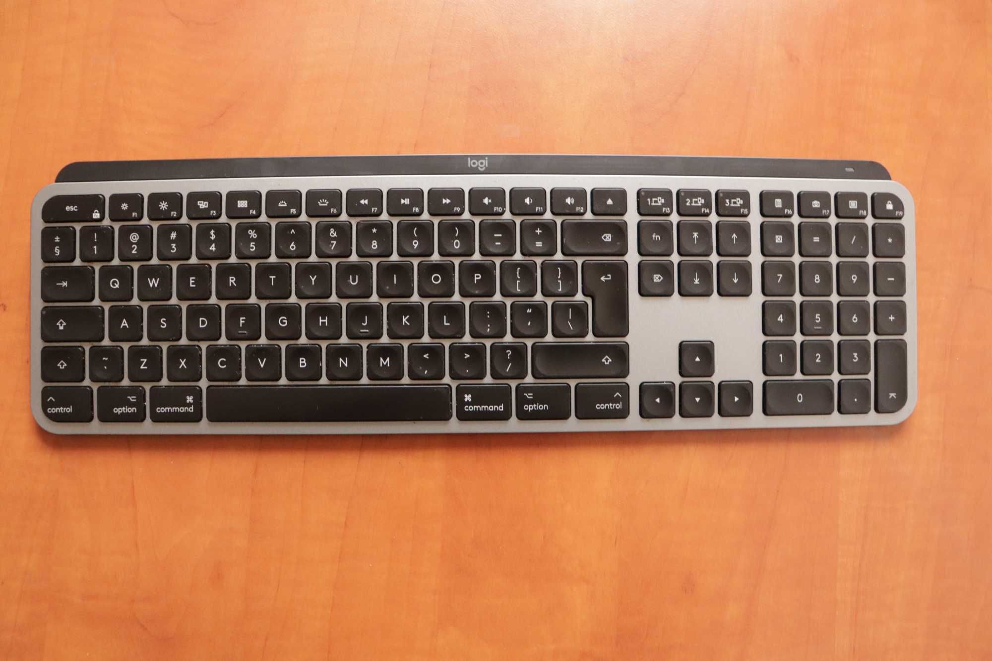 Клавиатура Logitech MX Keys for Mac, безжична, черна, USB