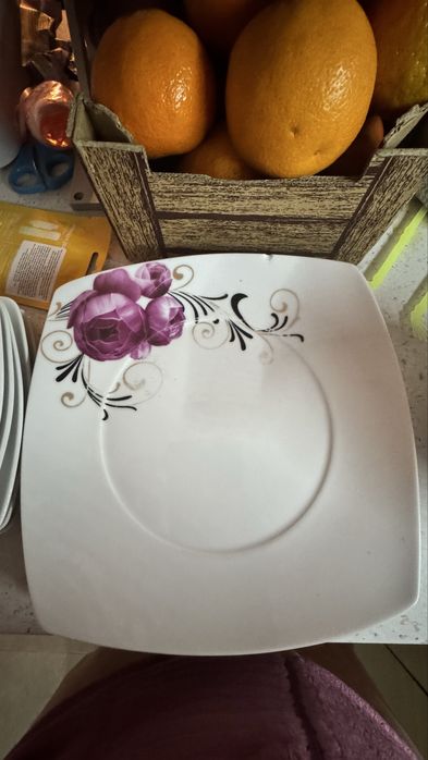 Farfurii utilizate cu semne de uzura (ciobite/zgariate)