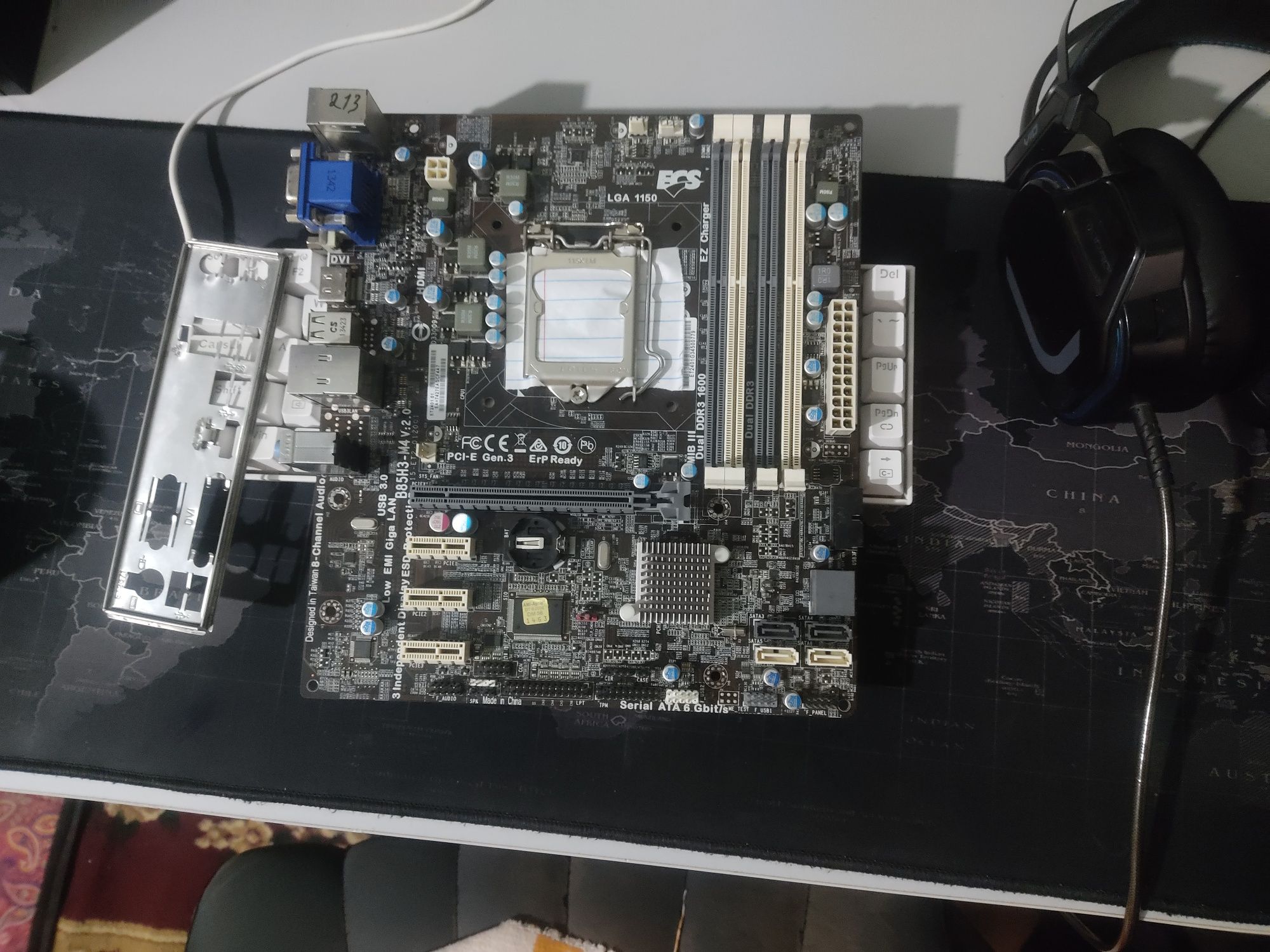 Elite group B85h3 Lga 1150 + 4gb ozu