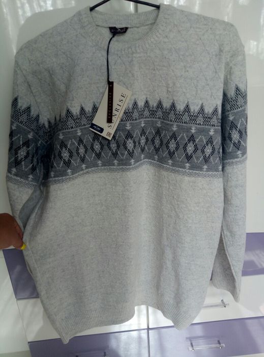 Мужской свитер большого размера