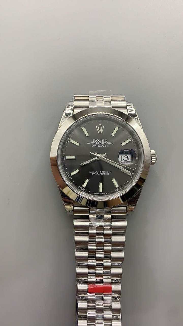 rolex datejust 41mm сив циферблат