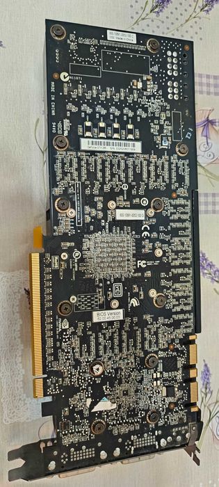 Placa video gaming vintage Evga Nvidia GTX 285 1Gb DDR3 512 bit