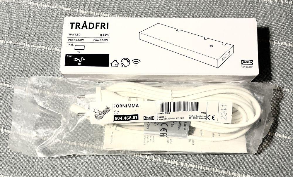 Transformator control wireless si cablu de alimentare