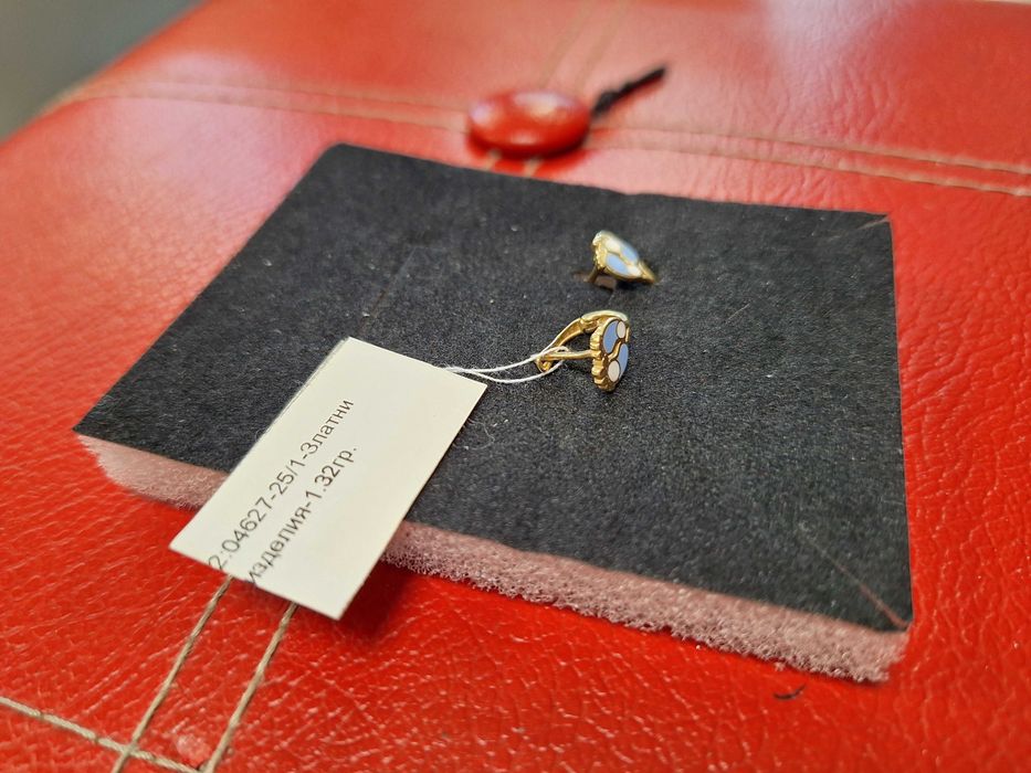 Детски златни обеци - 1,32 гр.