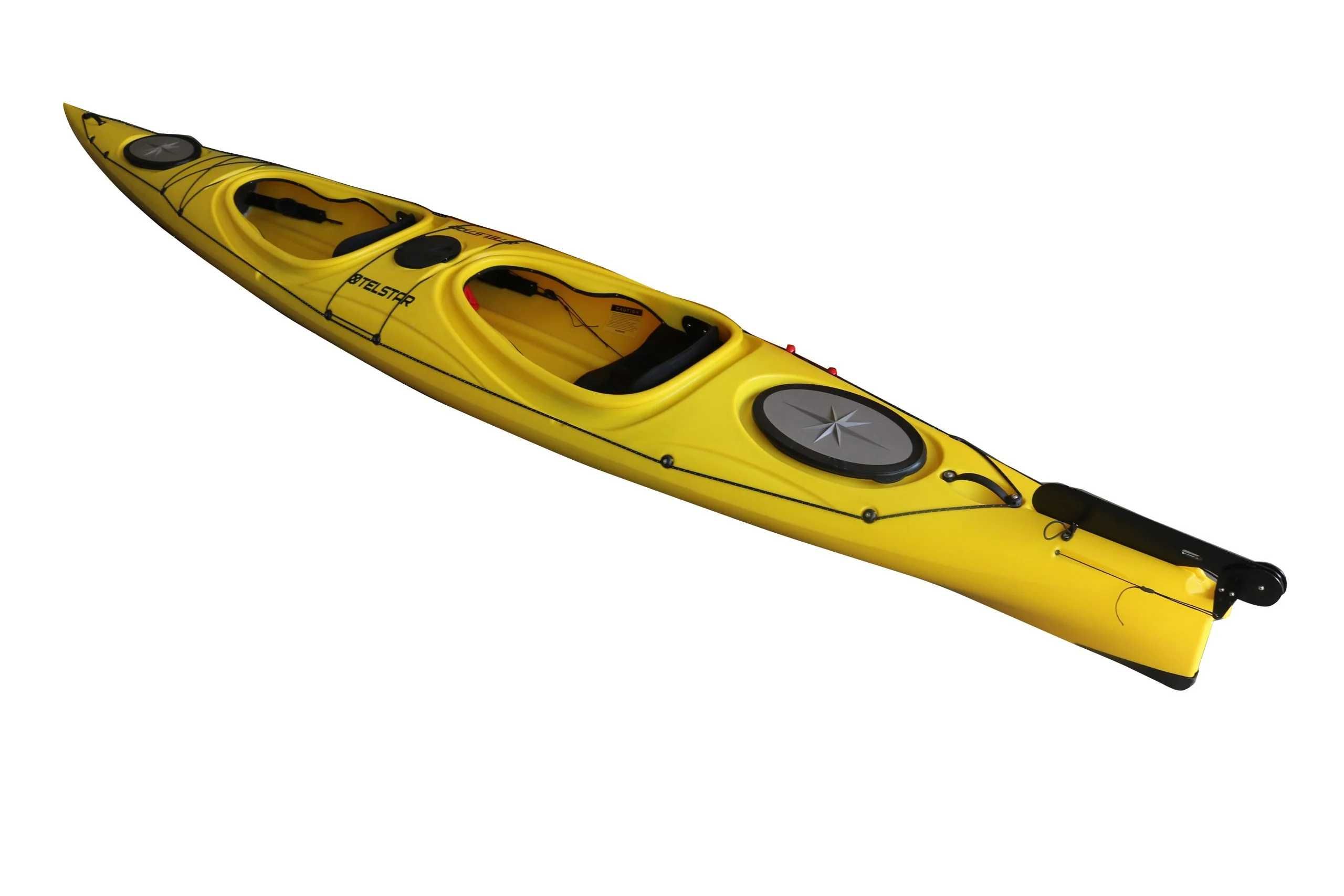 Caiac-canoe dublu cu volan – 2 locuri, 525 cm, model stabil