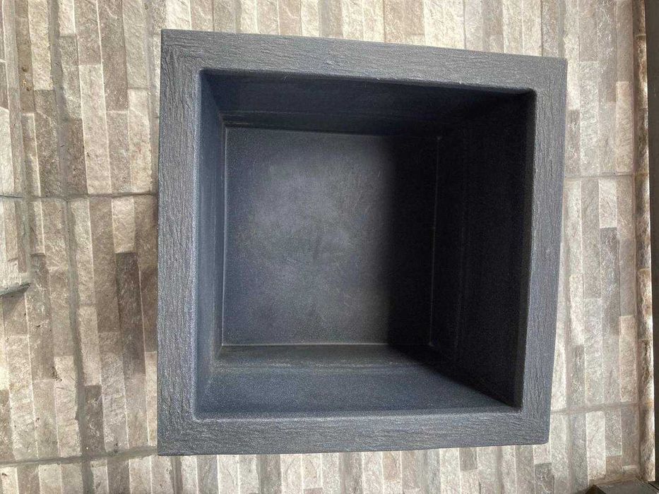 Jardiniere Geli Kubus/Geli Cube 50x50x40 pentru gradina