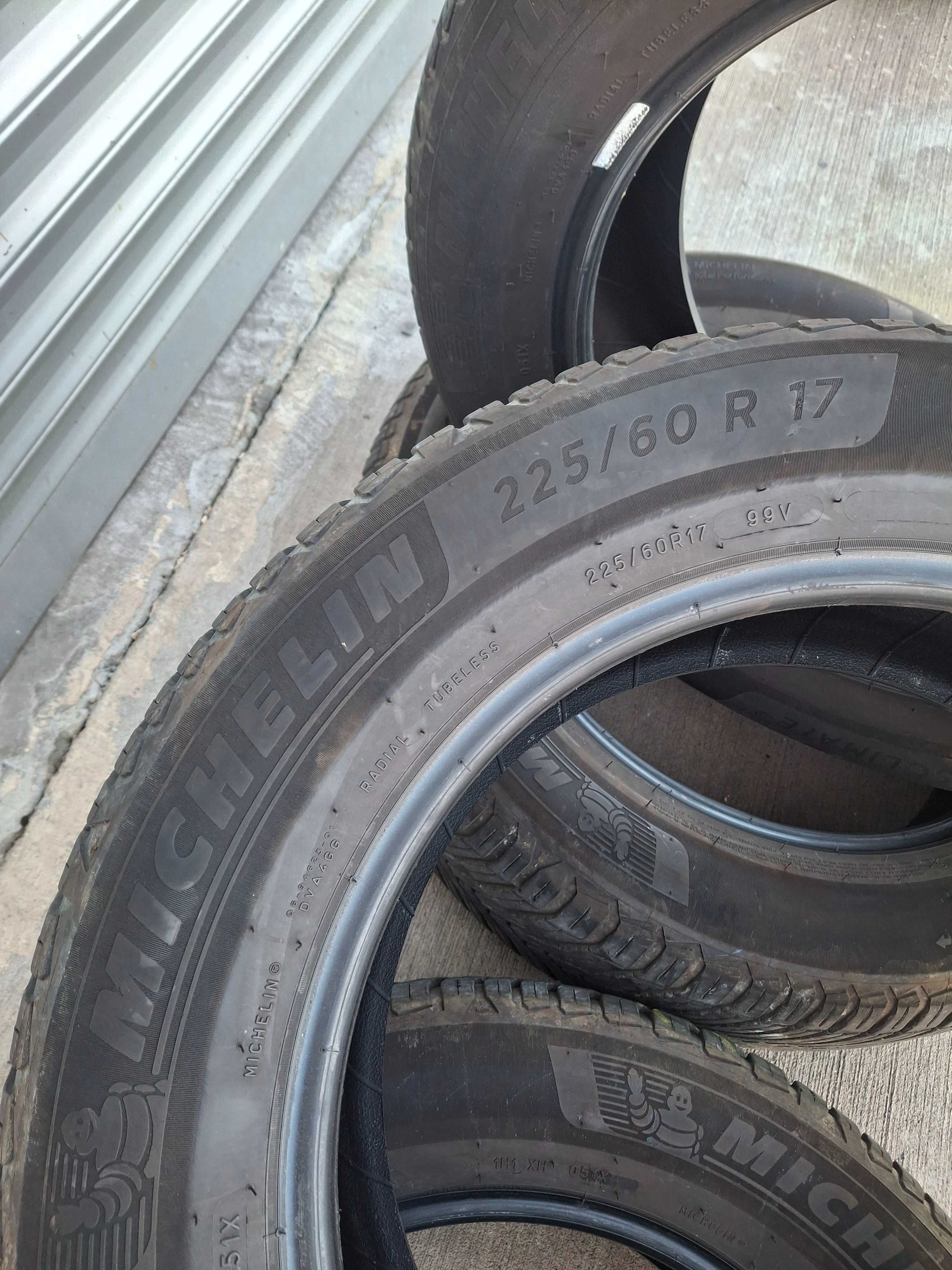 4бр. Всесезонни гуми Michelin 225/60/17 DOT 0723 като нови