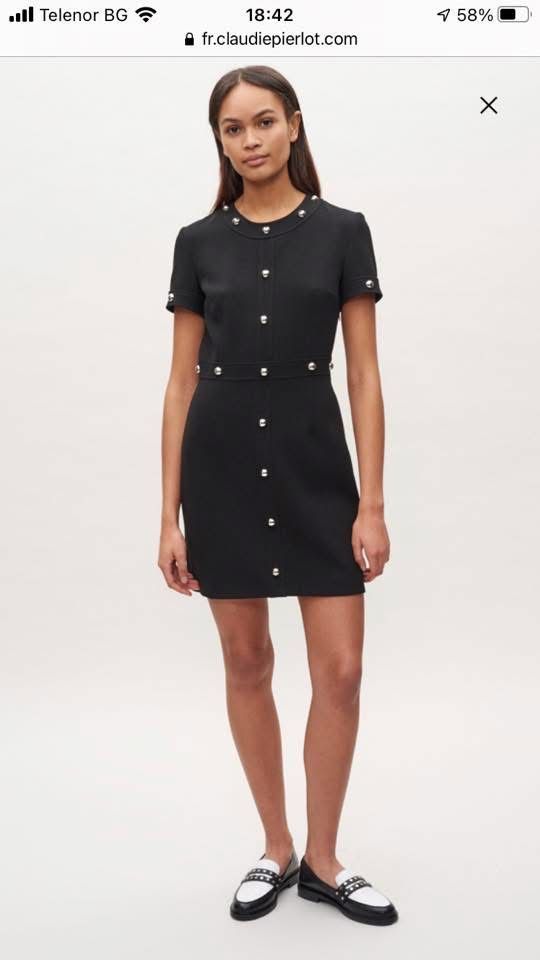 Нова маркова рокля Claudie Pierlot XS-34