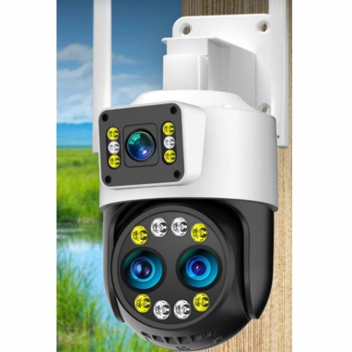 Високотехнологична външна камера за наблюдение с интелигентно нощно ви