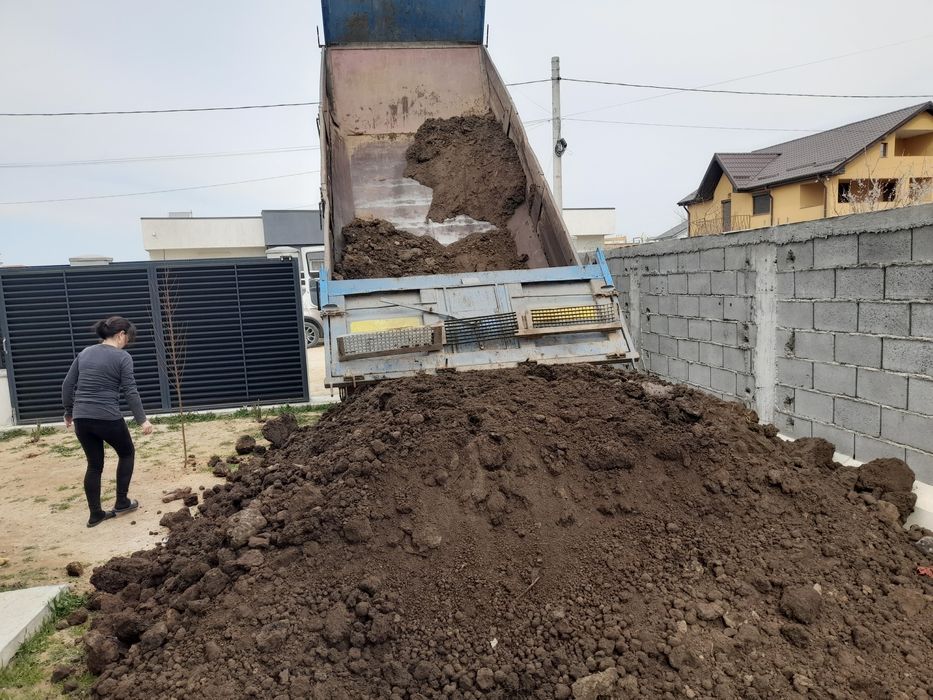 Pământ negru .compost gazon