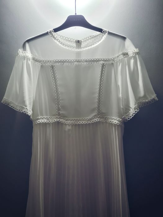 Rochie alba de botez Nou Testamental