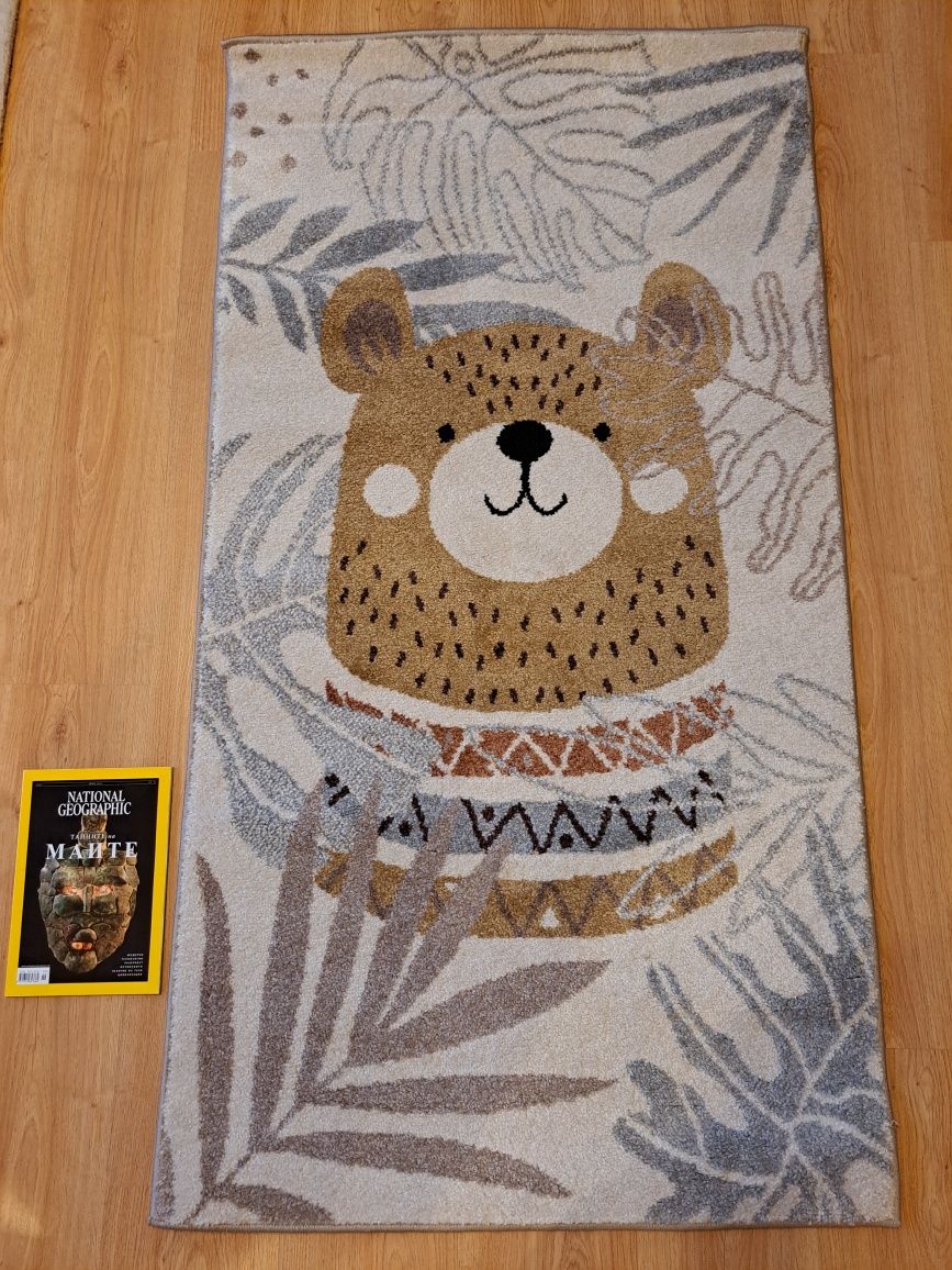 Килим с мече 80х150 см