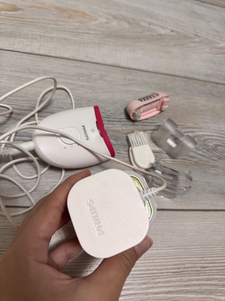 Philips эпилятор новая и фен щетка для волос
