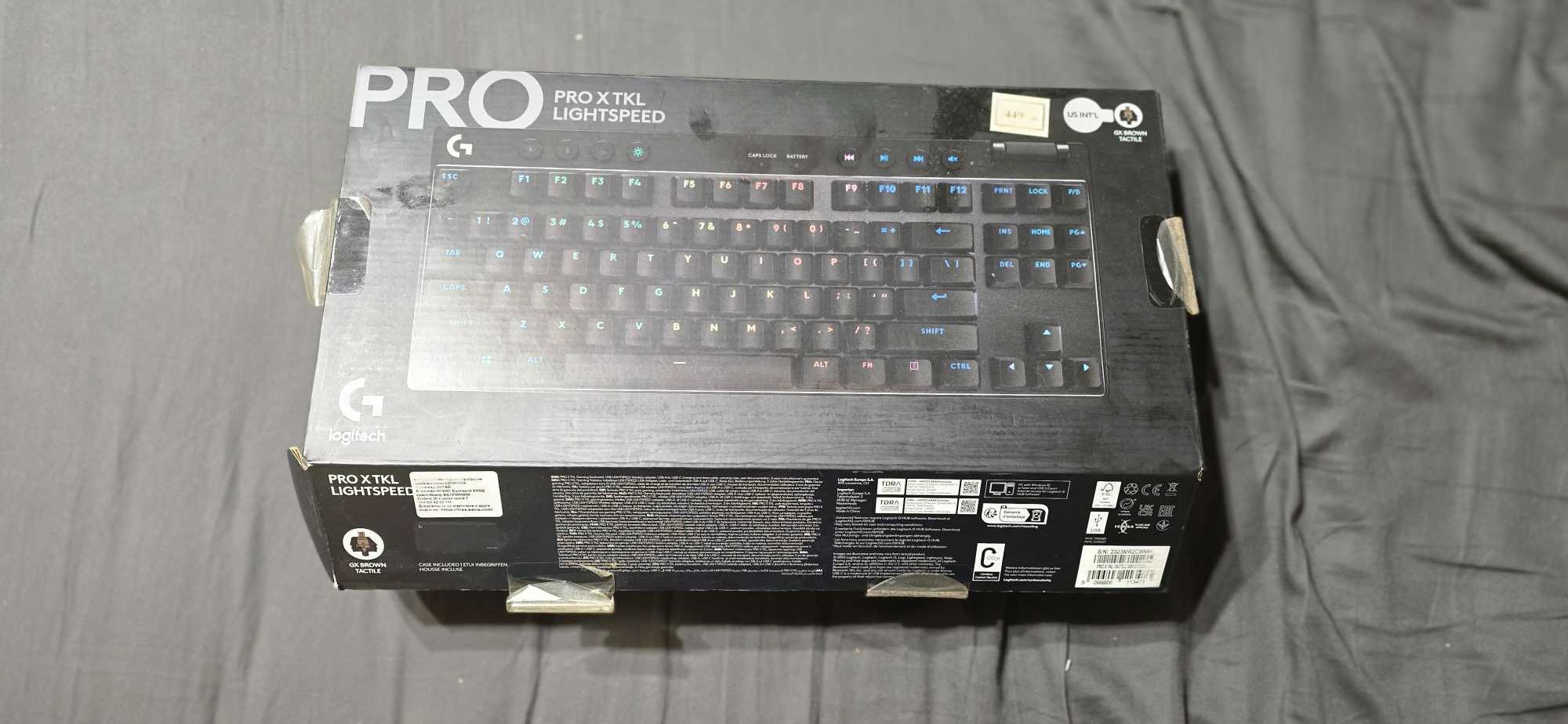 Клавиатура LOGITECH PRO X TKL Lightspeed