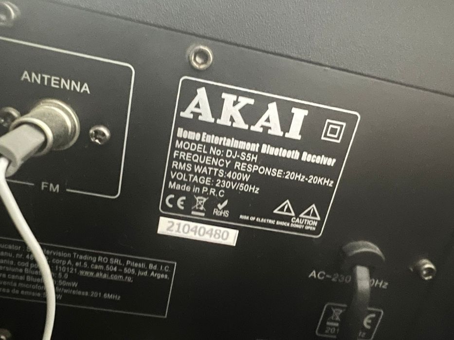 BOXA Akai DJ-S5H  400 W