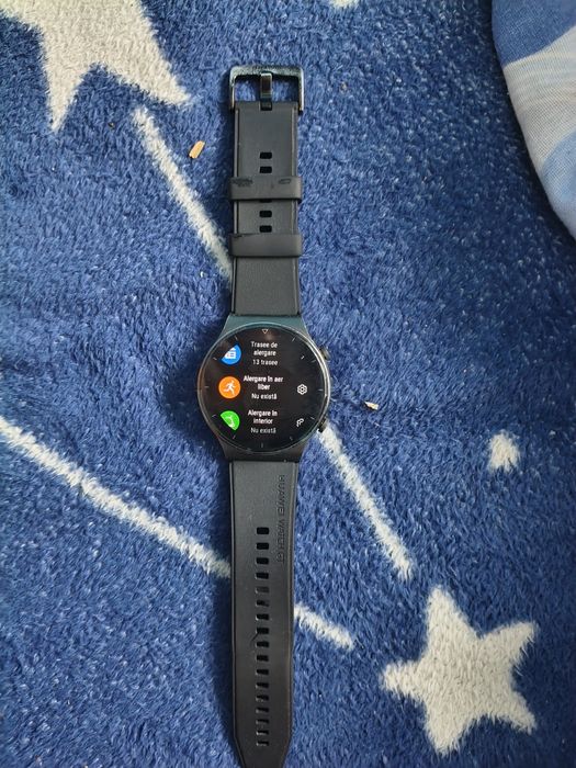 Smartwatch Huawei GT 2 PRO, Negru Androis IOS