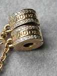 Lanț de siguranță Pandora, 925 placat cu aur de 14K