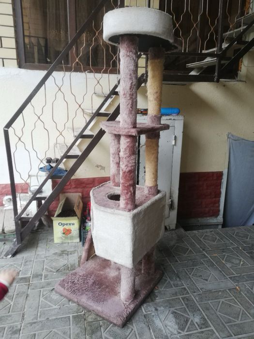 Дом для кошек 4 этажа