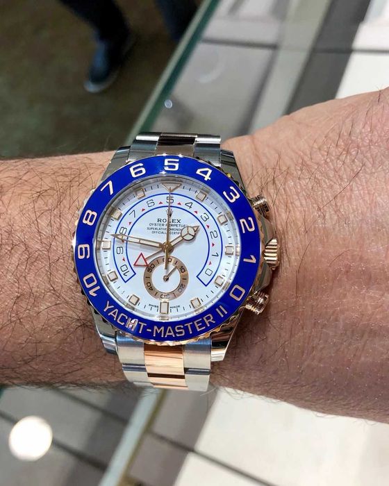rolex yacht-master 2 двуцветен 44mm