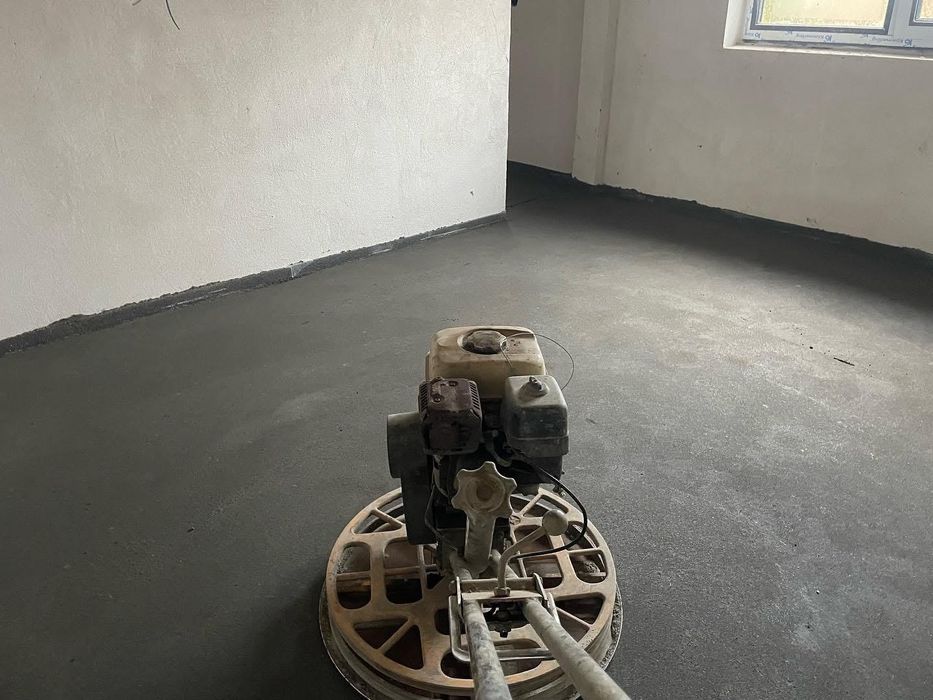 Executam sape mecanizate, beton celular