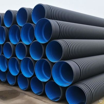 Гофра труба гофрированная полиэтиленовая канализационная gofra truba