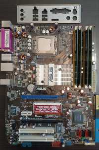 Kit PC Intel Core 2 Duo e6600, placa de baza Asus P5N-E SLI, 4 GB RAM