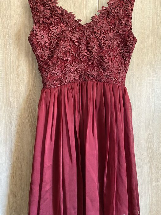 Rochita pentru evenimente culoare rosu aprins