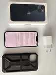 Vand iphone 13 midnight, 128 GB, cu husa uag si folie alien shield
