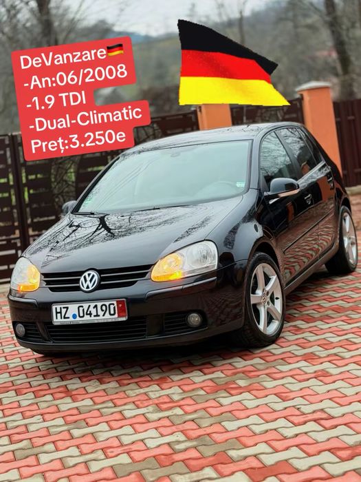 Vw Golf 5//1.9TDI//UNITED EDITION//Senzori Parcare//Climatronic//Navi