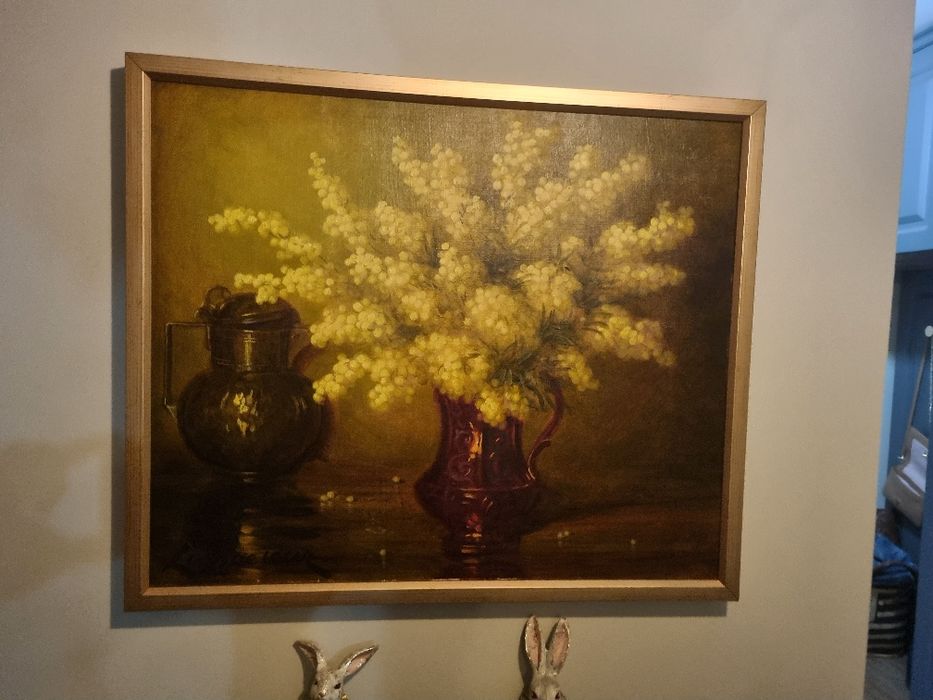 Tablou vintage. Pictură pe.panza.