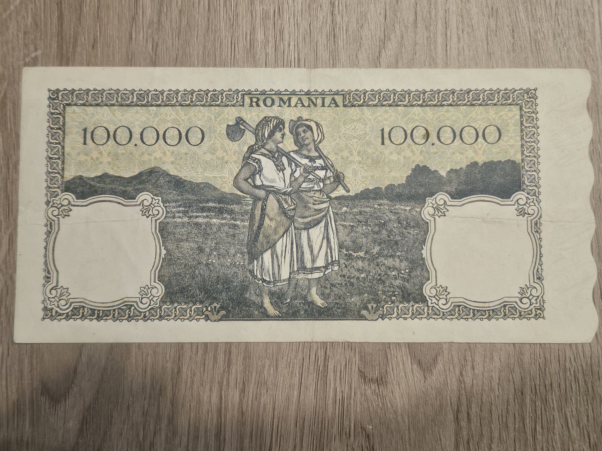 Bancnota românească de 100 000 lei 1946