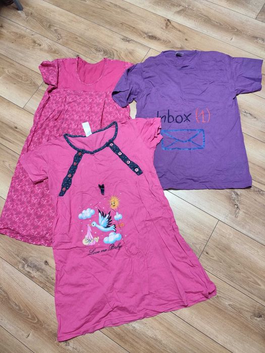 Vând 2 cămăși alăptat + 1 tricou gravide