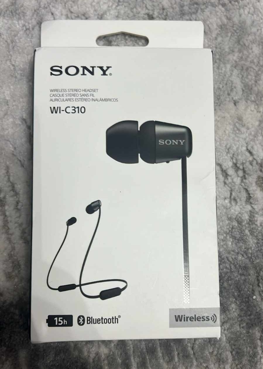 Casti Bluetooth Sportive de alergat Sony WIC310 Negru