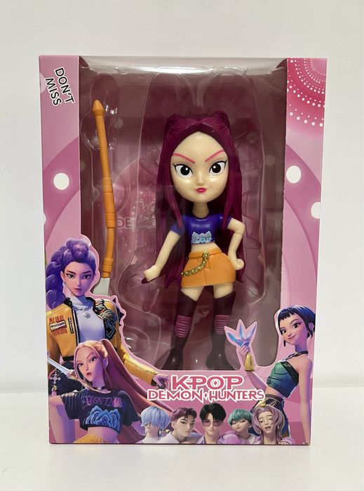 Set Figurine K-Pop Demon Hunters - Zoey, Mira, Rumi (20cm)