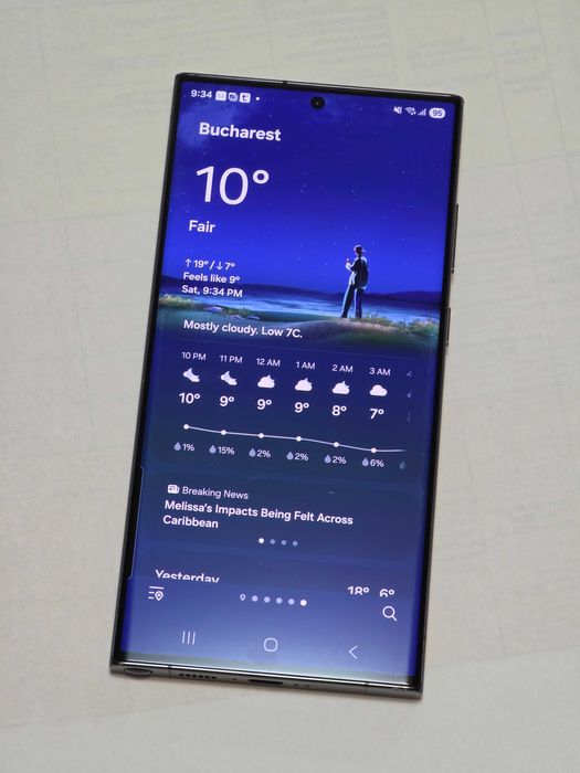 Samsung S23 Ultra 256 Gb Phantom Black, in garantie, stare foarte buna