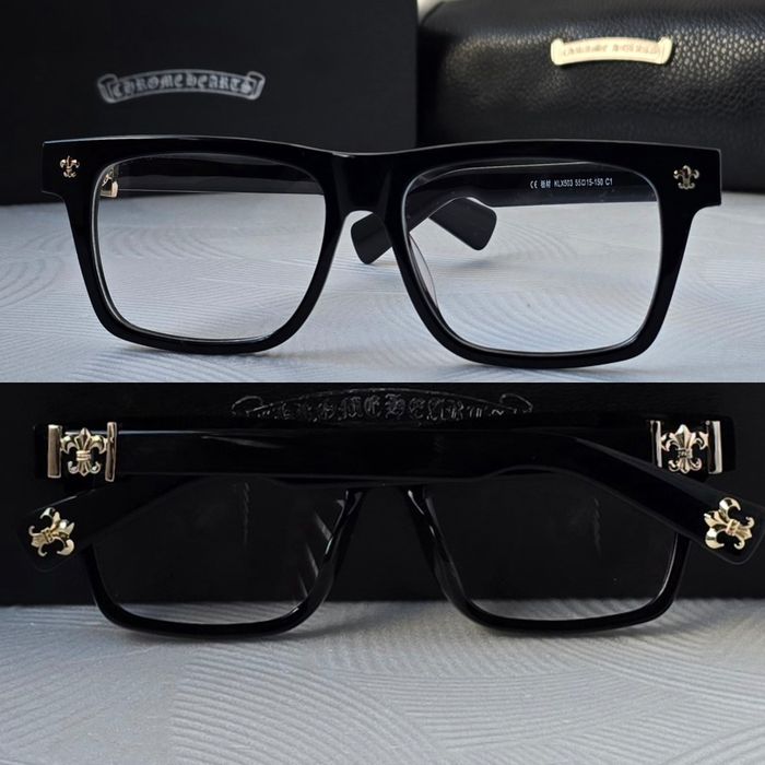 Очила за компютър Диоптрични рамки прозрачни слънчеви chrome hearts