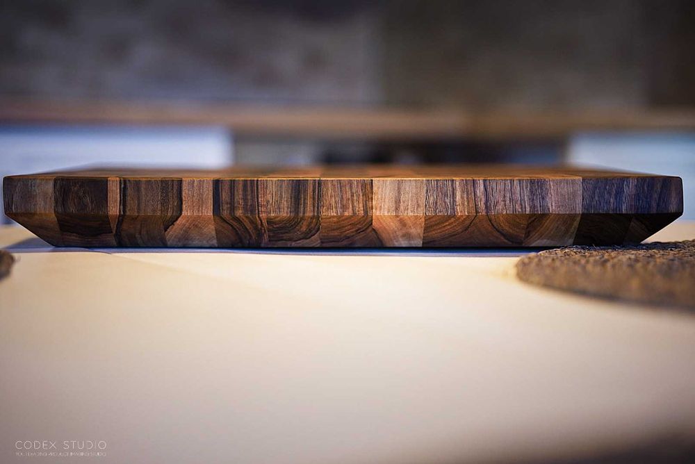 Tocator endgrain din lemn de nuc 50x30x6cm