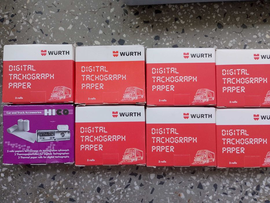 Хартия за дигитален тахограф WURTH